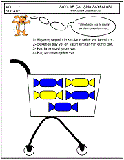 birinci sınıflar için sayı çalışma sayfaları
